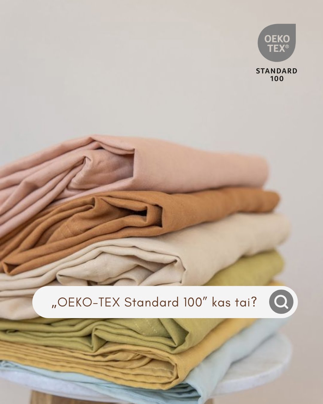 OEKO-TEX standard 100 – medvilniniai kūdikių drabužiai